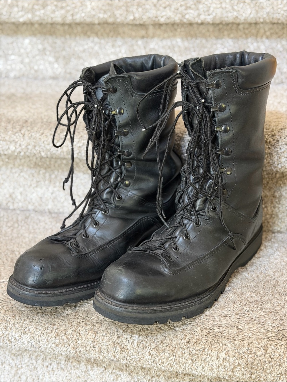 Matterhorn Union Made. Made in USA Tall Leather Work Boots. Dryz IntelliTemp 12